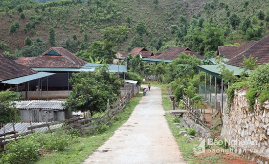 Khu TĐC bản Ăng, xã Thông Thụ, huyện Quế Phong.