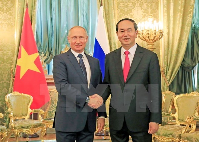 Chủ tịch nước,Trần Đại Quang,Chủ tịch nước thăm Nga,Putin,Biển Đông