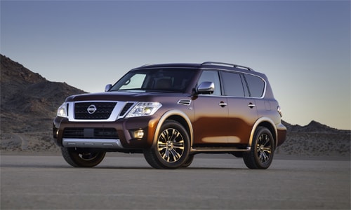 Nissan Armada 2017 có độ cao gầm xe ở mức 231 mm.