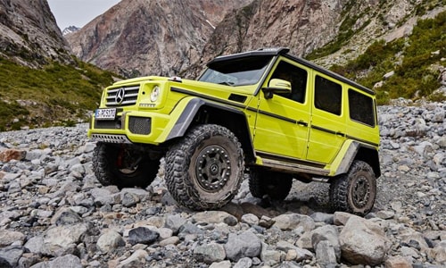 Chuyên gia off-road gầm cao của Mercedes với khoảng sáng gầm 438 mm.