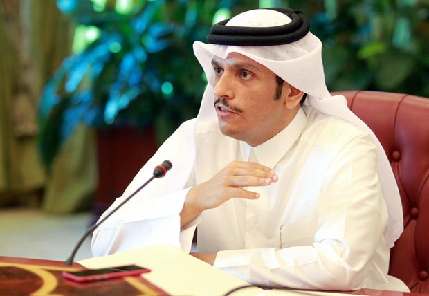 Ngoại trưởng Qatar Mohammed bin Abdulrahman Al-Thani những ngày qua đã có các bước đi ngoại giao con thoi nhằm tìm kiếm sự ủng hộ của cộng đồng quốc tế (Nguồn: Reuters)