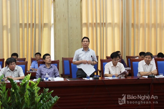 Giám đốc Sở LĐ, TB và XH Nguyễn Bằng Toàn cho rằng vấn đề đào tạo nghề, giải quyết việc làm chưa phải là vấn đề bức xúc trong giai đoạn này. Ảnh Mai Hoa