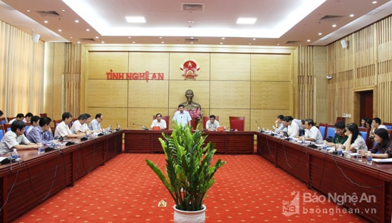 Quang cảnh cuộc họp. Ảnh: Mai Hoa