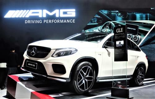 GLE 43 4MATIC Coupé có giá bán 4,469 tỷ đồng (đã bao gồm thuế GTGT). Ảnh: Văn Xuyên/BNEWS/TTXVN
