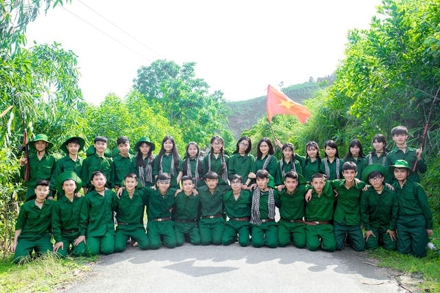 Ngoài học tập tốt 12 A Trường Đặng Thúc Hứa còn tham gia rất nhiều hoạt động văn hóa- xã hội nhằm trau dồi thêm kỹ năng mềm cho học sinh. Ảnh NVCC. 
