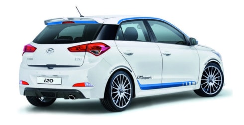 hyundai i20 n doi thu moi cua ford fiesta st he lo hinh anh dau tien hinh 2