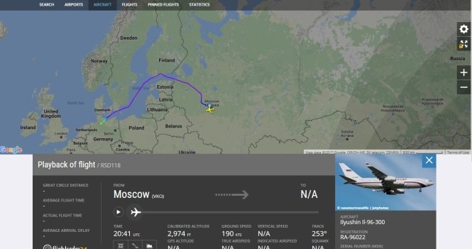 Tránh NATO, máy bay đi vòng đưa ông Putin đến Đức 