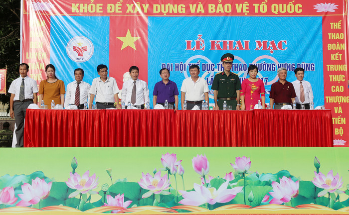 Các đại biểu tham dự Đại hội TDTT. Ảnh: Sách Nguyễn