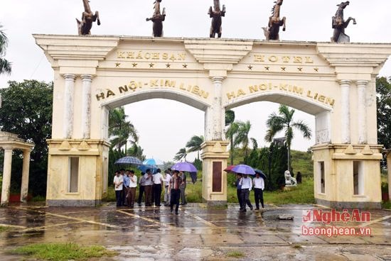 Dự án Khu Khách sạn nhà nghỉ của Công ty CP Du lịch Hà Nội trên địa bàn Cửa Lò chậm triển khai. Ảnh tư liệu