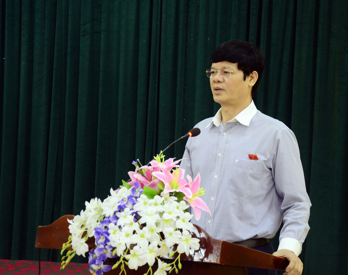 Đồng chí Lê Xuân Đại- Ủy viên BTV Tỉnh ủy, Phó Chủ tịch Thường trực HĐND rỉ
