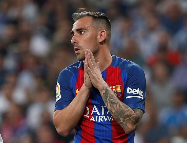 Alcacer đang đứng trước nguy cơ phải chia tay sân Camp Nou sau 1 mùa giải có mặt ở đây.  Ảnh: Internet