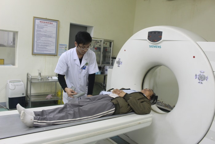Ứng dụng kỹ thuật cao trong KCB tại Bệnh viện Đa khoa TP. Vinh. Ảnh: Thanh Lê