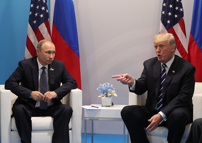 Vladimir Putin và Donald Trump, G20. Ảnh: Sputnik