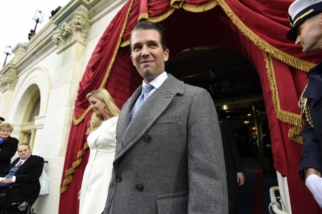 Donald Trump, Jr. và Ivanka Trump đến dự Lễ khánh thành Trump tại Trụ sở tại Hoa Kỳ tại Washington, D.C., ngày 20 tháng 1 năm 2017