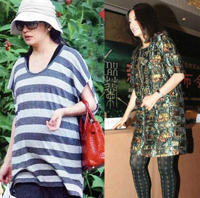 Triệu Vy không chia sẻ thông tin cô mang thai. Tháng 3/2010, một tờ báo Hong Kong chụp được ảnh nữ diễn viên ở giai đoạn cuối thai kỳ. Tháng 4/2010, cô sinh con gái tại bệnh viện ở Singapore.