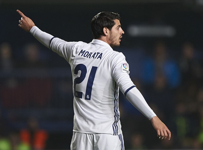 Morata đang được nhiều đội bóng lớn theo đuổi. Ảnh: AFP