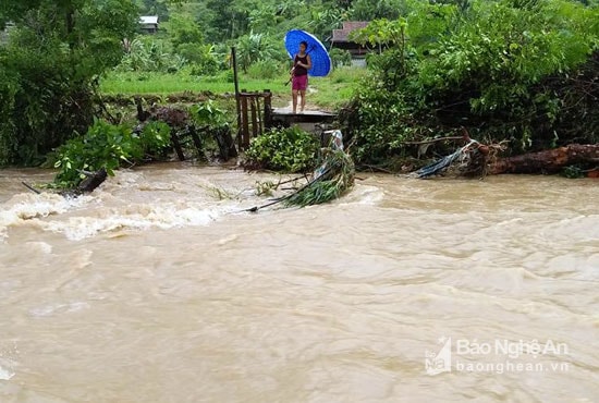 Do mực nước dâng cao nên cùng ngày đã có 2 cán bộ ngành GTVT bị tử vong do lũ sau khi kiểm tra tình hình tại xã Thông Thụ