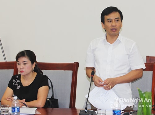 Đồng chí Nguyễn Bá Hảo - Phó giám đốc Sở Thông tin Truyền thông cho rằng cần thực hiện tuyên truyền theo từng chuyên đề sâu cho từng nhóm đối tượng. Ảnh: Phương Thảo. 