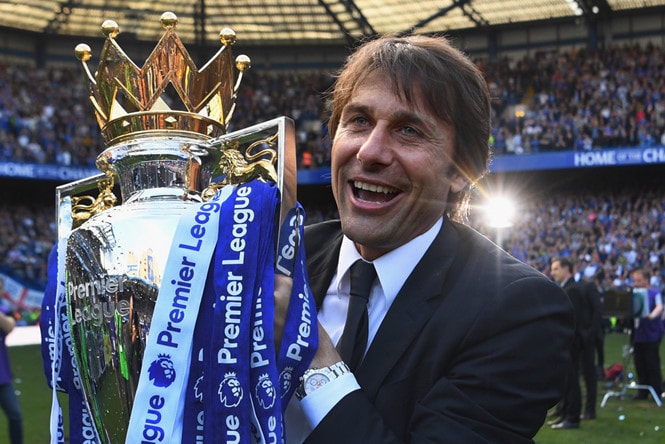 HLV Conte trở thành nhà cầm quân được trả lương cao nhất trong lịch sử Chelsea. Ảnh: AFP