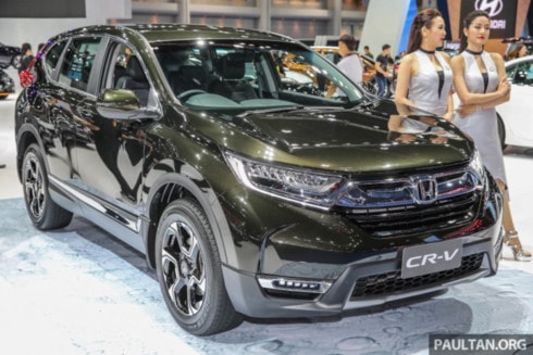 Honda CR-V 2017 tại Thái Lan (Ảnh: Paultan.org).