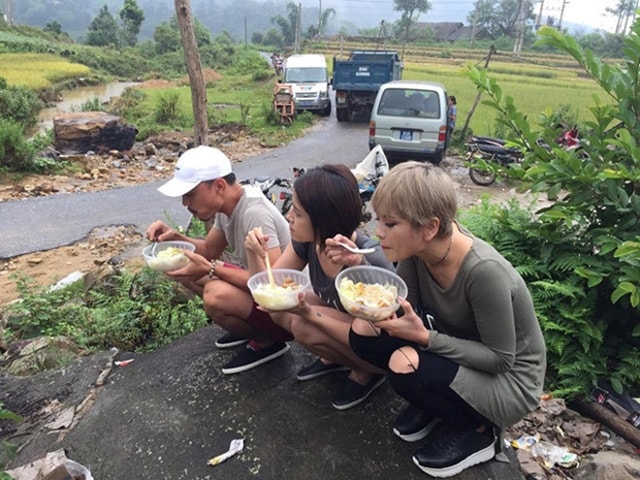 Diễn viên Hoàng Anh, Thùy Dương (vai Quyên - người yêu cũ của Lê Thành) và Thúy An (Hương 