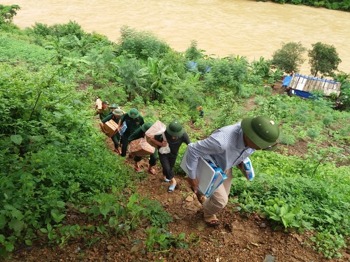 lũ quyets trên địa nàn huyện KS