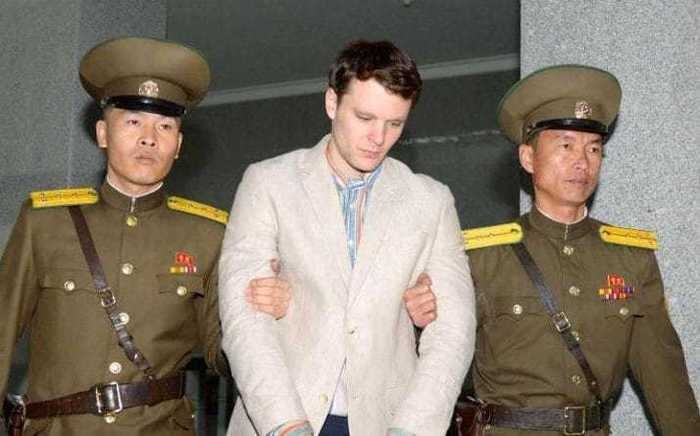 Chính quyền Trump vừa ra lệnh cấm công dân tới Triều Tiên sau cái chết của sinh viên Otto Warmbier. Ảnh Telegraph