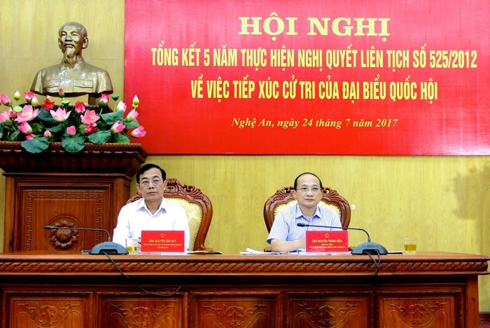 Chủ trì hội nghị. Ảnh: Mỹ Nga