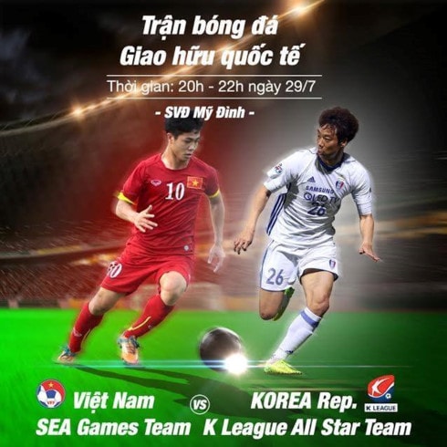 gia ve xem tran u22 viet nam voi cac ngoi sao  sao k league hinh 1