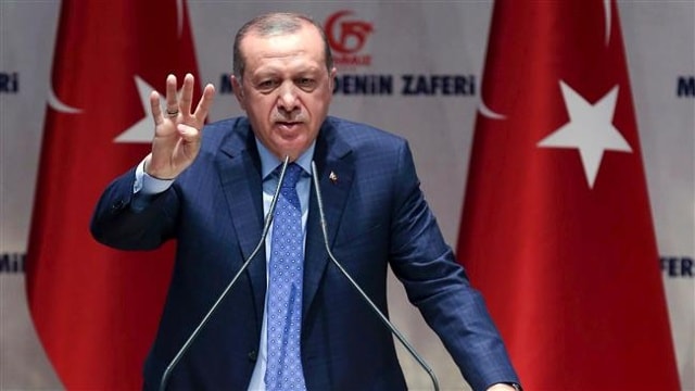 Tổng thống Thổ Nhĩ Kỳ Recep Tayyip Erdogan. Ảnh: AP