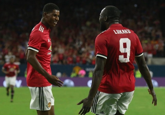 Lukaku - Rashford đang là cặp “song sát” đầy hy vọng của MU. Ảnh: Internet