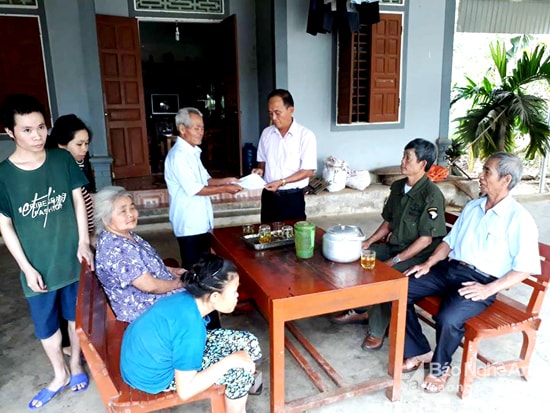 hội nạn nhân chất độc da cam dioxin thăm hỏi gia đình chính sách