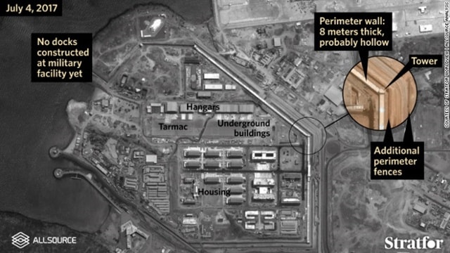 Hình ảnh vệ tinh được Stratfor và Allsource cung cấp. Ảnh: Stratfor/Allsource.