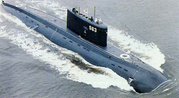 Tàu ngầm diesel-điện lớp Kilo của Nga.