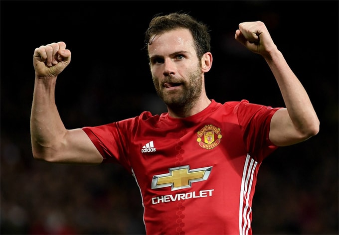 5. Juan Mata (49 triệu) gia nhập Man Utd từ tháng 1/2014, và càng ngày càng đóng vai trò quan trọng với đội bóng thành Manchester. Tiền vệ 29 tuổi là một trong những cầu thủ thi đấu hiệu quả nhất mùa 2016-2017, giúp đội nhà giành ba danh hiệu.