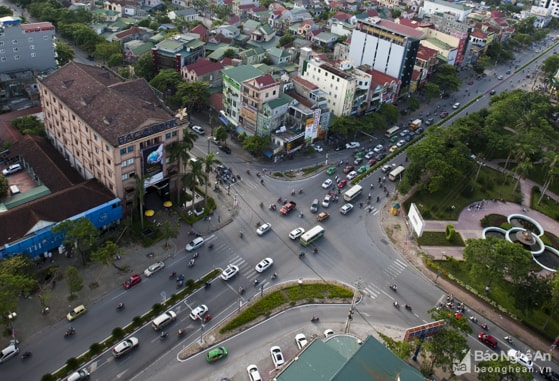 Ngã tư đường Quang Trung, Lê Lợi - Nguyễn Thị Minh Khai, Nguyễn Thái Học hay còn gọi là 