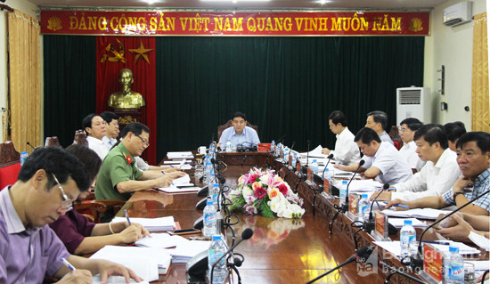 Quang cảnh cuộc họp, Ảnh: Minh Chi