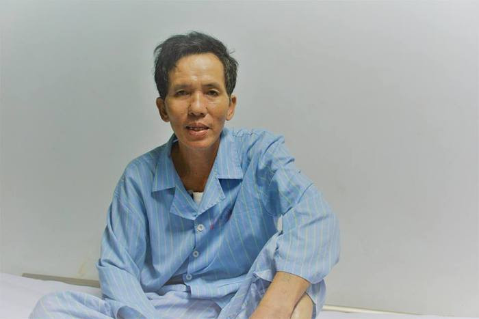 Bệnh nhân Dương Thanh Xuân đang dần hồi phục. Ảnh: Hoàng Yến