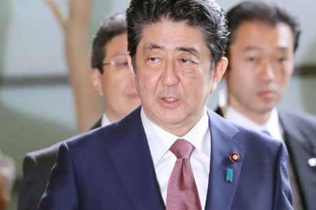  Thủ tướng Nhật Bản Shinzo Abe. Ảnh: AP.