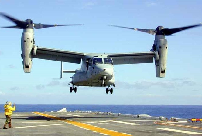 Máy bay cánh quạt Osprey MV-22 của Mỹ. Ảnh minh họa