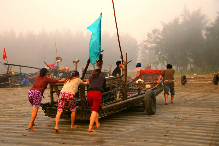 đầy thuyền về. ảNh: Trần Cảnh Yên