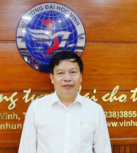 PGS.TS Đinh Xuân Khoa, Hiệu trưởng Trường Đại học Vinh. Ảnh: Thanh Lê