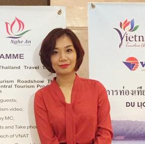 Bà Võ Thị Thu Hoài - Giám đốc Vietravel Vinh . Ảnh: Thanh Lê