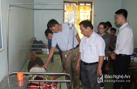 Hiện có 19 bệnh nhân mắc sốt xuất huyết đang được điều trị tại Trạm y tế xã Diễn Ngọc