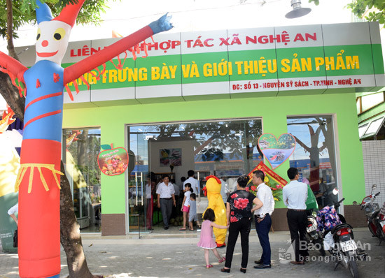 Gian hàng ..... tại số .... đường Nguyễn Sỹ Sách - TP Vinh. Ảnh: Xuân Hoàng