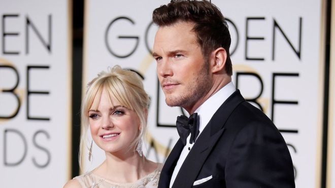 Vợ chồng diễn viên Chris Pratt - Anna Faris bất ngờ thông báo ly thân. Ảnh: PP.