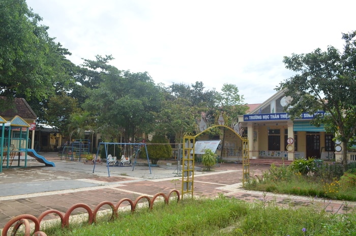 Trước thềm năm học mới, Trường Mầm non xã Châu Quang (Quỳ Hợp) trong tình trạng thiếu hụt giáo viên. Ảnh: Hà Giang