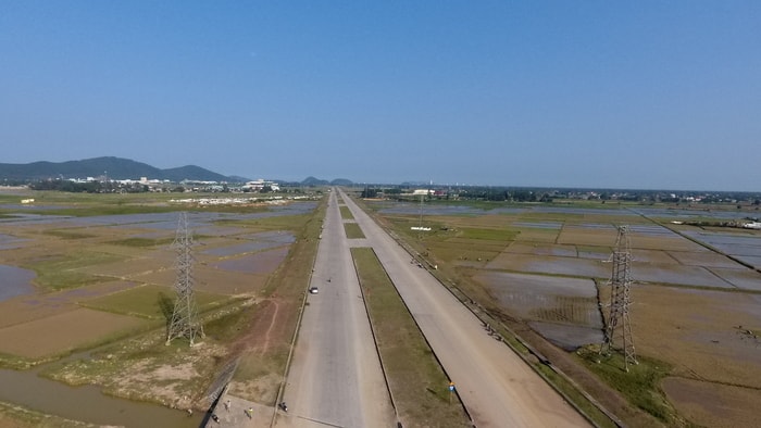 Dự án Khu công nghiệp WHA Hemaraj 1 Nghệ An được xây dựng trên địa bàn 2 xã Nghi Thuận và Nghi Long (Nghi Lộc). Ảnh: Thành Duy