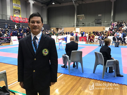 Nguyễn Anh Tuấn tại Giải vô địch Karate Châu Đại dương 2017