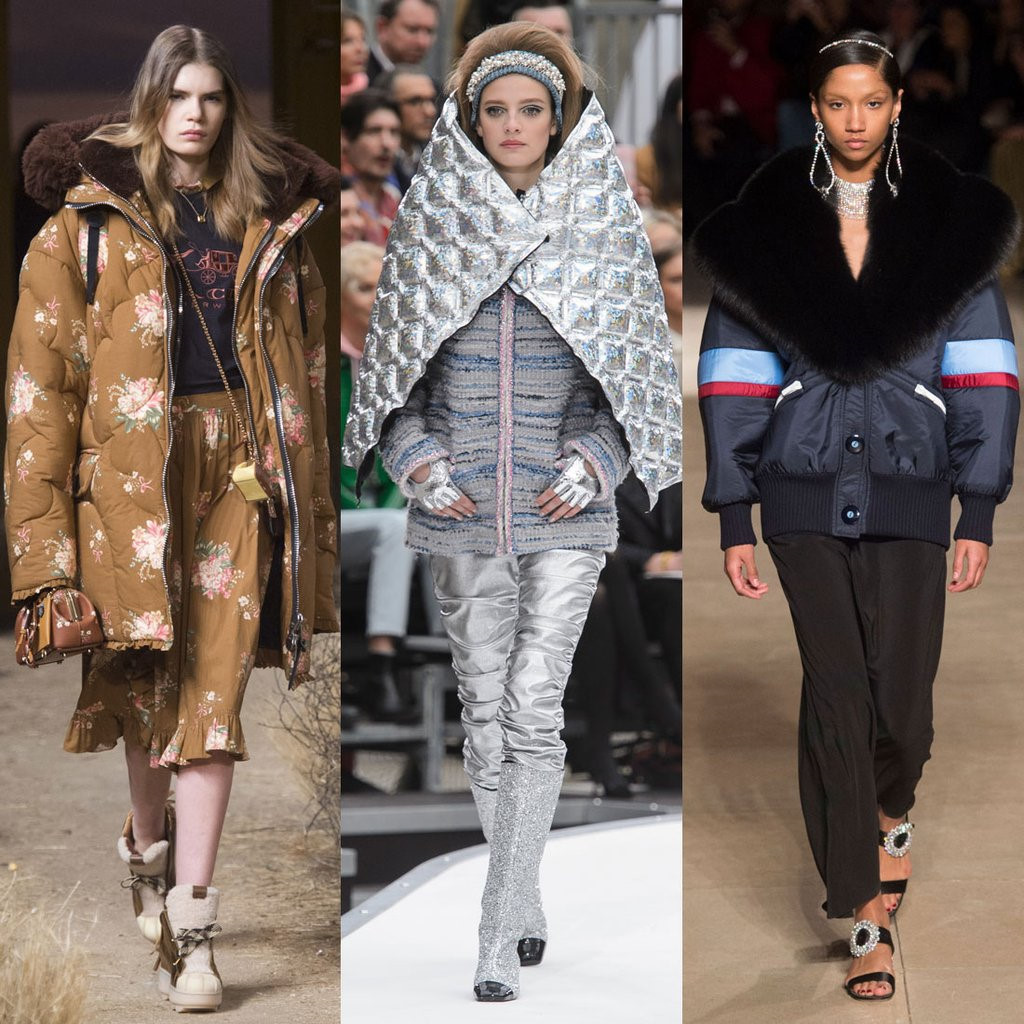2. Khoác lông thú: Mùa thu này, các nhà thiết kế mang lại những chiếc áo khoác ấm áp nhưng lại có phần hầm hố. Những thiết kế của Chanel, Miu Miu đều mang hơi thở của thời trang đương đại.